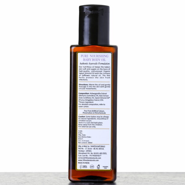 Pure Nourishing Baby Body Oil